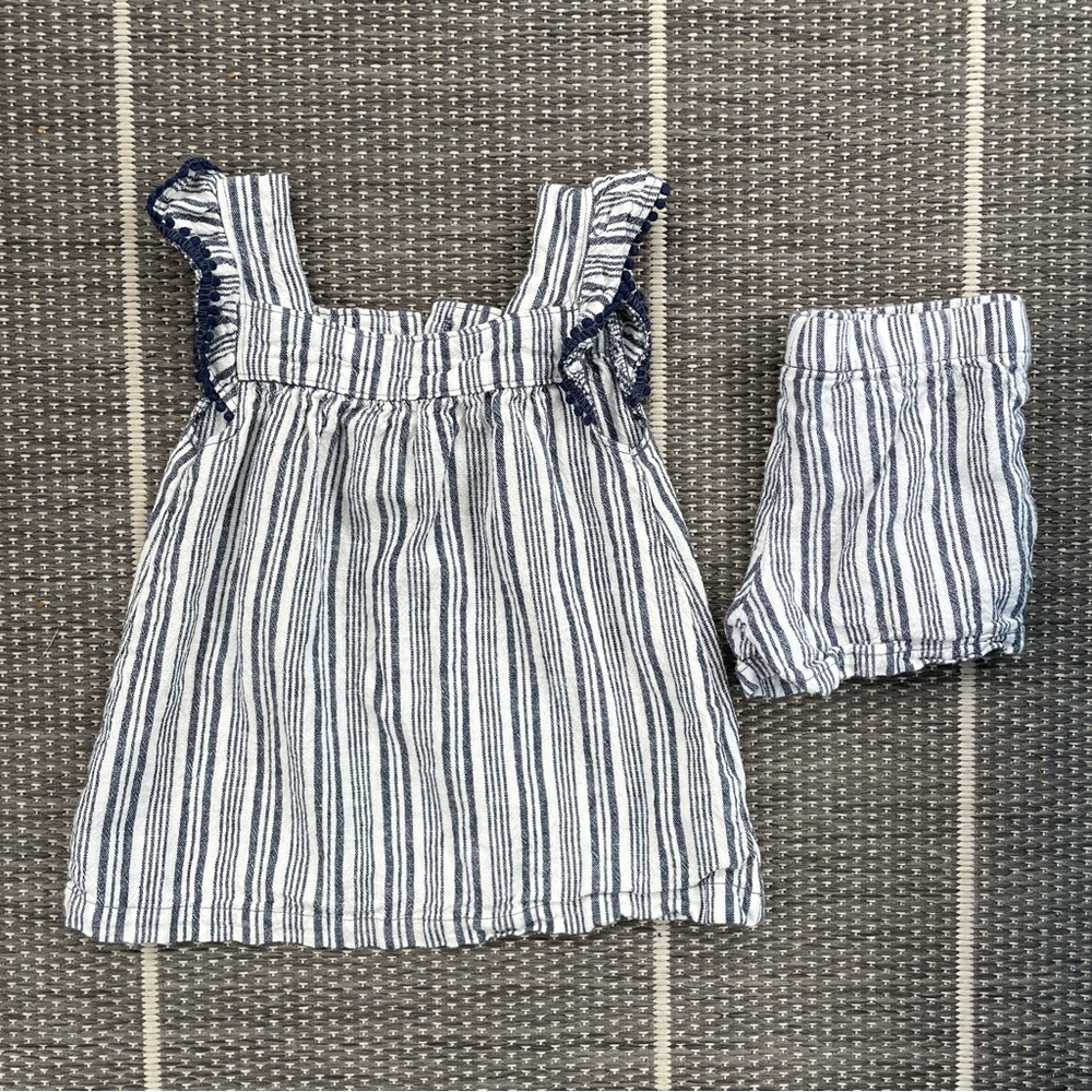 Blue/White Outfit, 2T